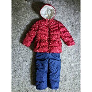 Pink Platinum 3T Snowsuit (Winter Coat & Overalls)